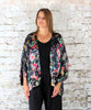 Flower Habotai Short Kimono £135