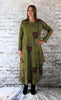 Olive Woodland Print Hitch Dress £156