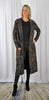 Knitted Cotton Jacquard Cardi Coat - Gold £100