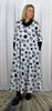 White & Black Cowl Pocket Dress £60