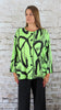 Abstract Linen Box Jacket Lime £130