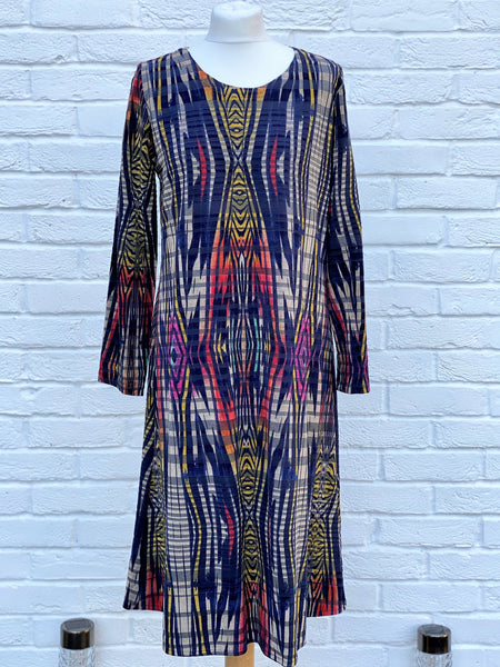 Aztec Print Flock Dress £30 – Out of Xile