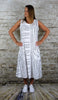 Excel Mono Print - Maxi Pocket Dress White £150